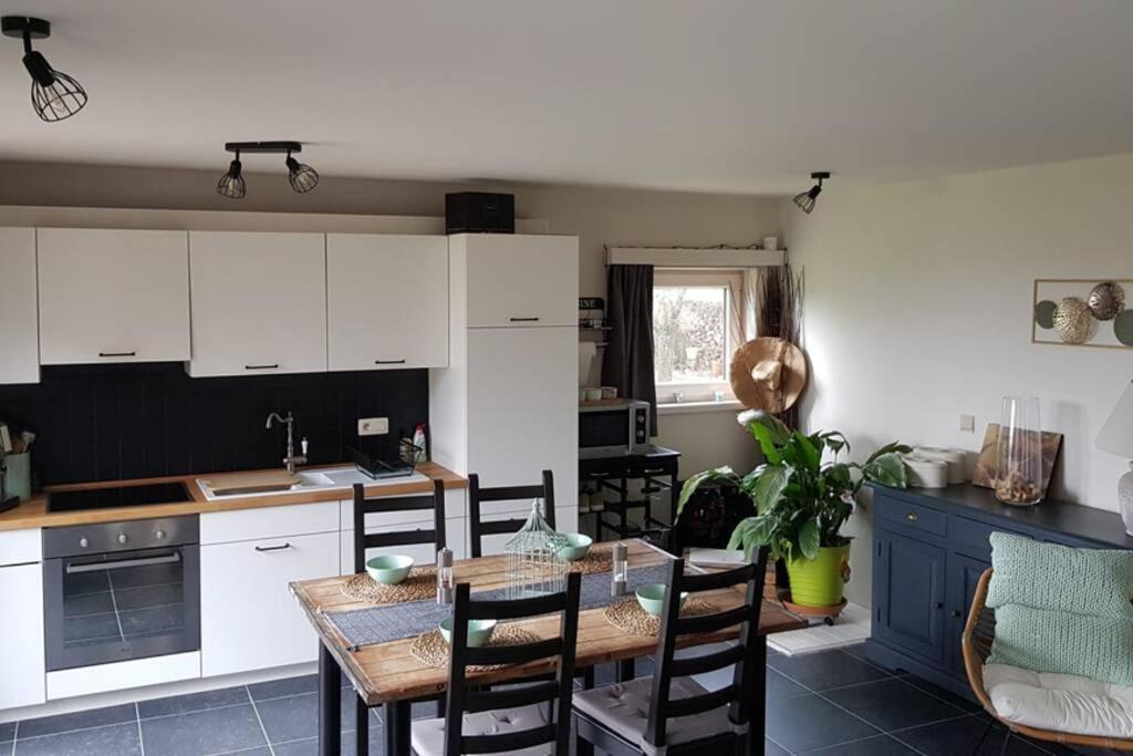 Appartement isolé, 1 chambre avec terrasse privée Ramillies Extérieur photo