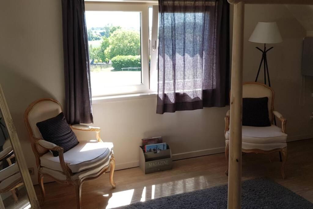 Appartement isolé, 1 chambre avec terrasse privée Ramillies Extérieur photo